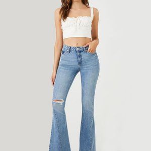 Shirred Crop Top